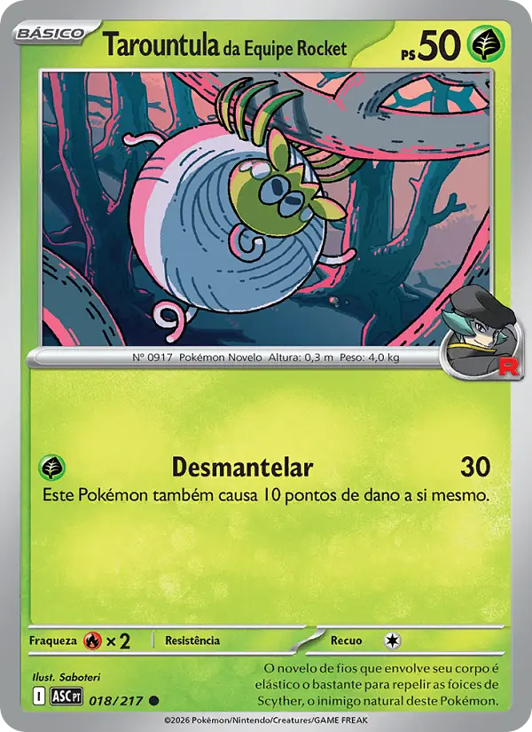 Tarountula da Equipe Rocket