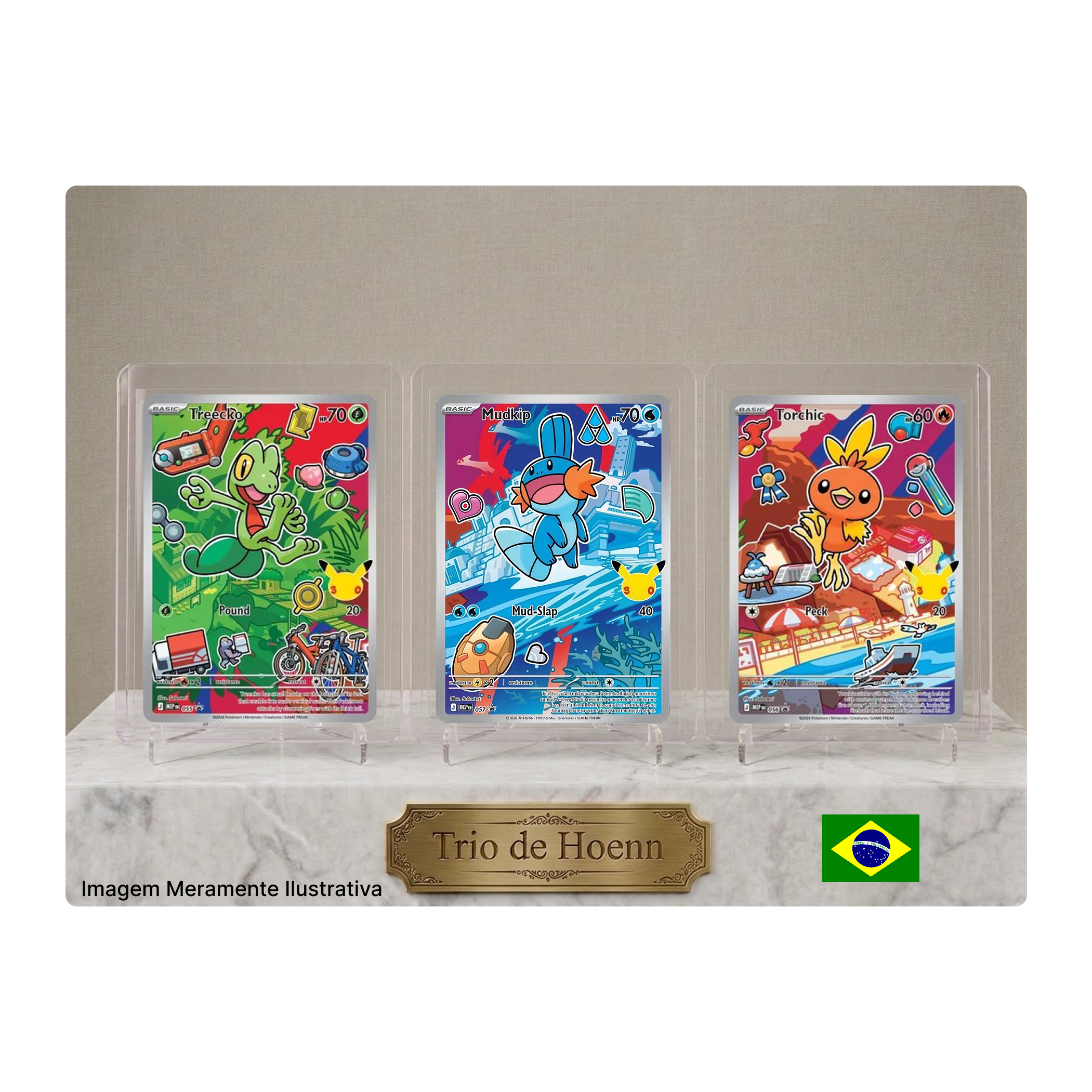 Trio Parceiro Inicial - Hoenn