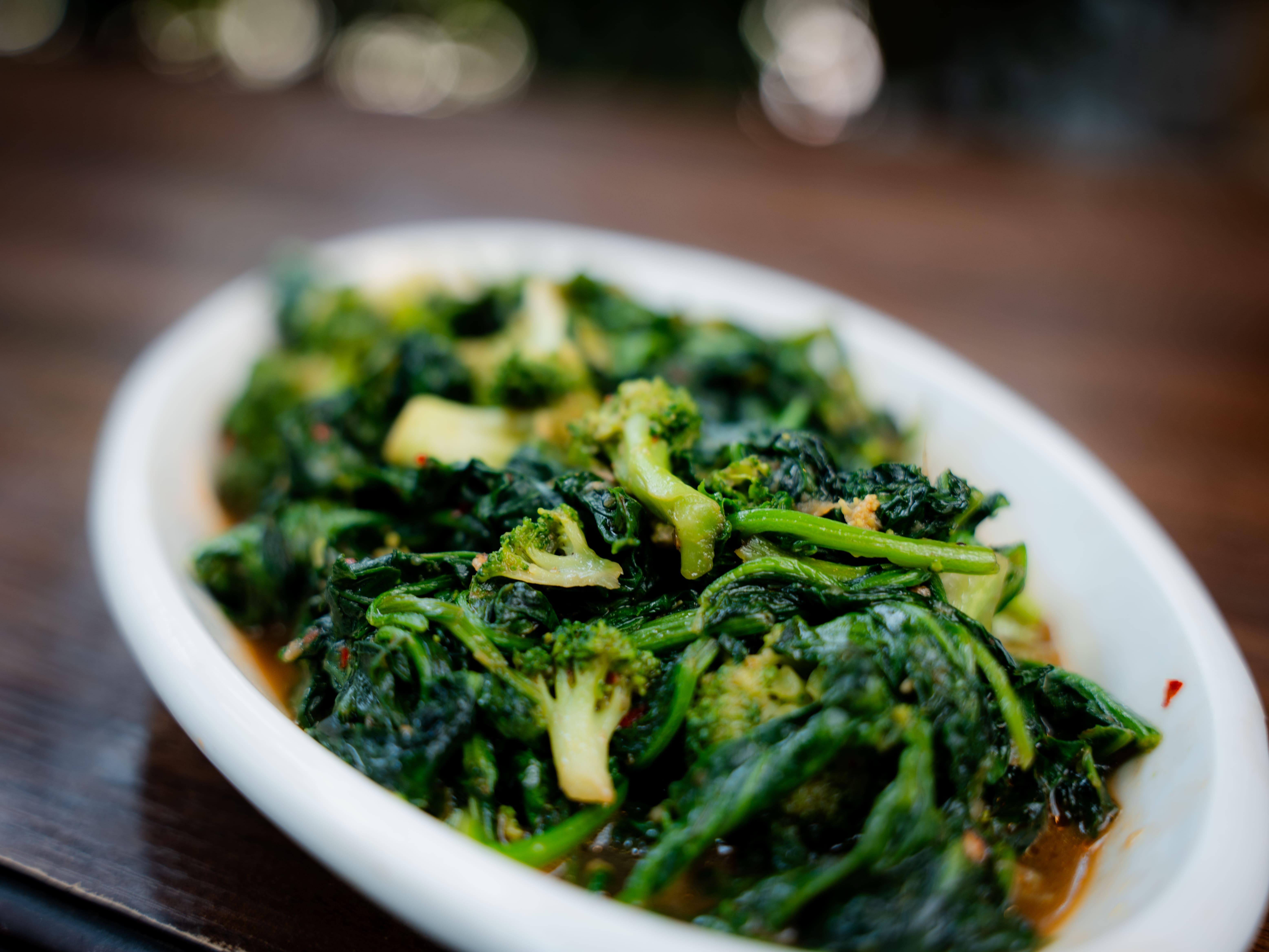 Sauteed Spinach with Broccoli