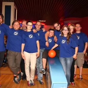 2013 Bayernturnier: Bowling und Kicker