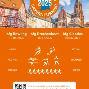 Plakat Bayernturnier 2025 in Aschaffenburg
