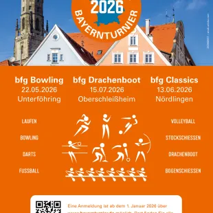 Plakat Bayernturnier 2026 in Noerdlingen