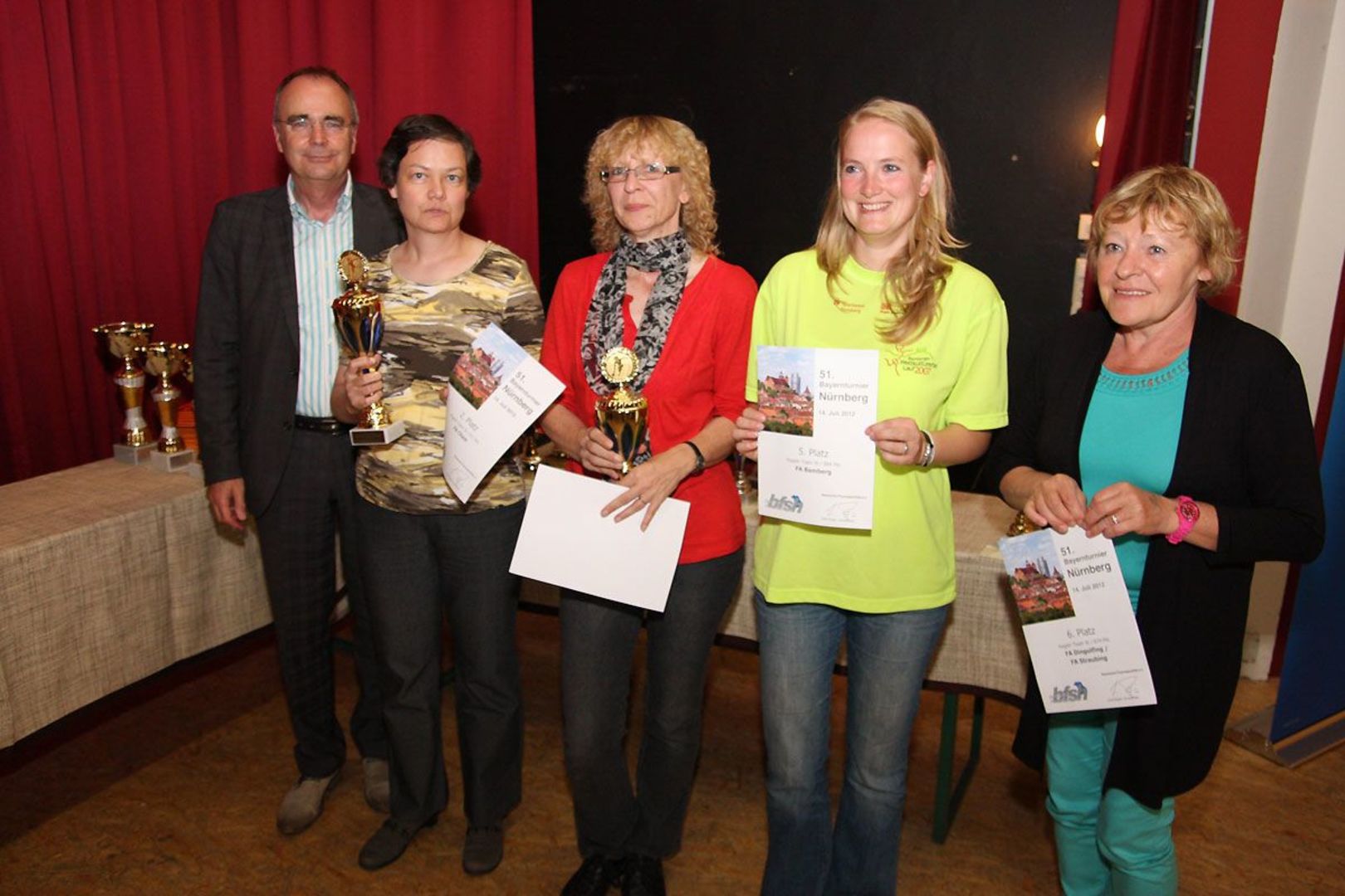 2012 Bayernturnier: Siegerehrung