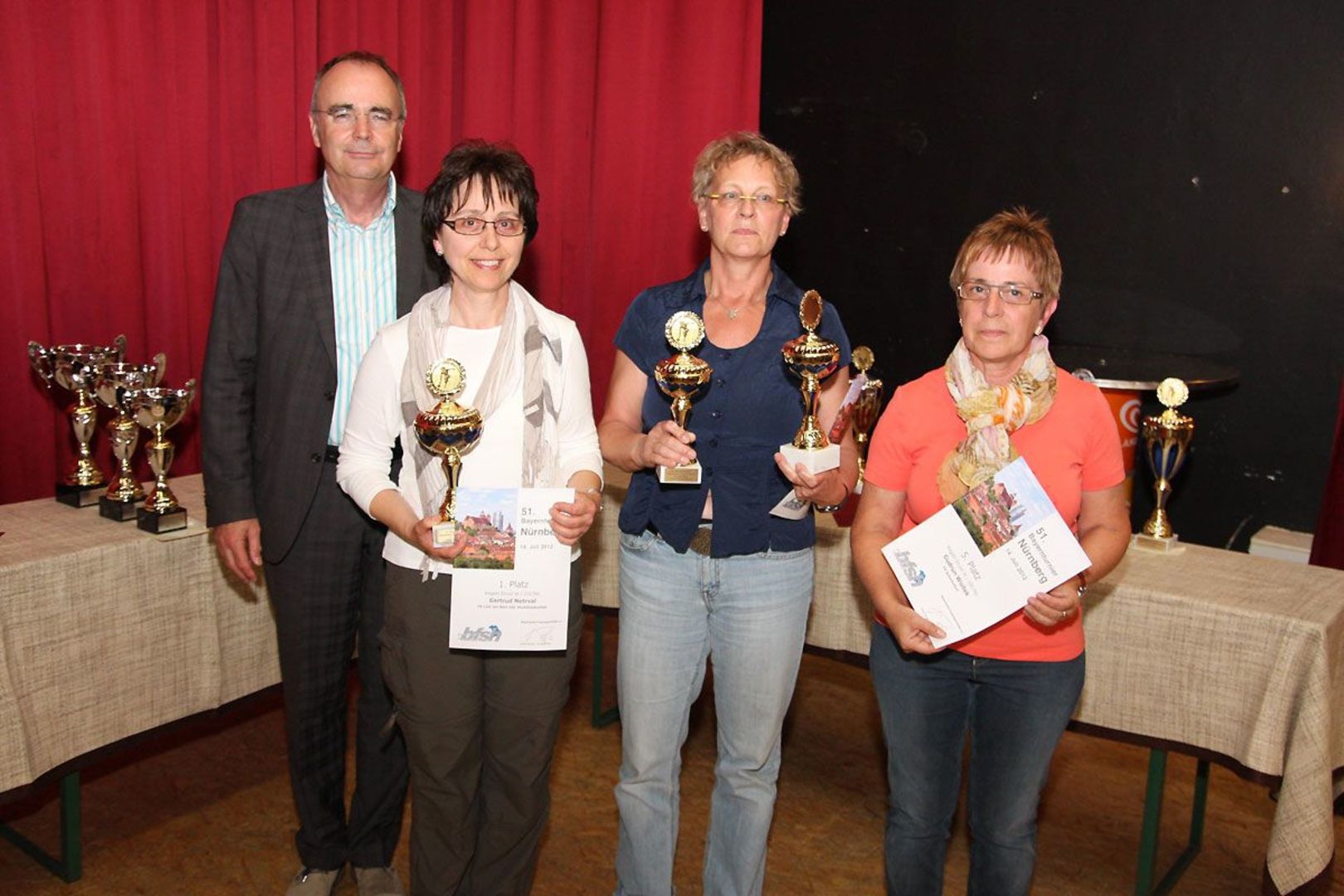 2012 Bayernturnier: Siegerehrung