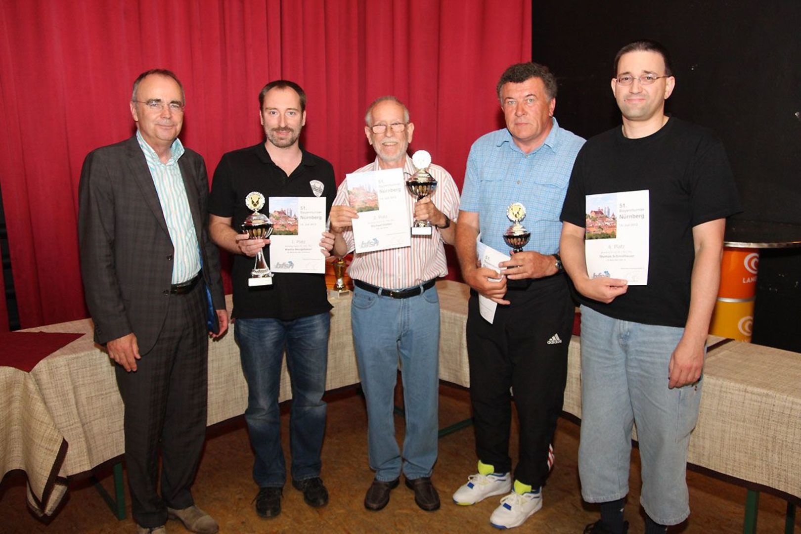 2012 Bayernturnier: Siegerehrung