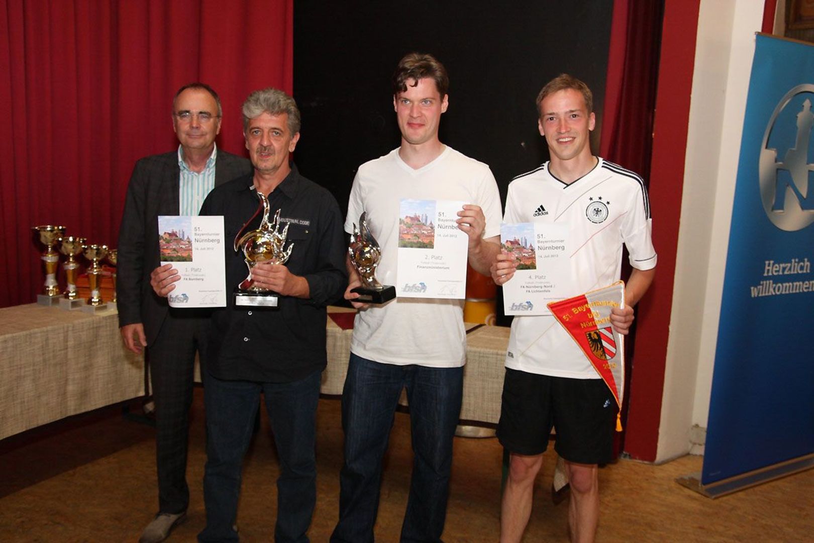2012 Bayernturnier: Siegerehrung