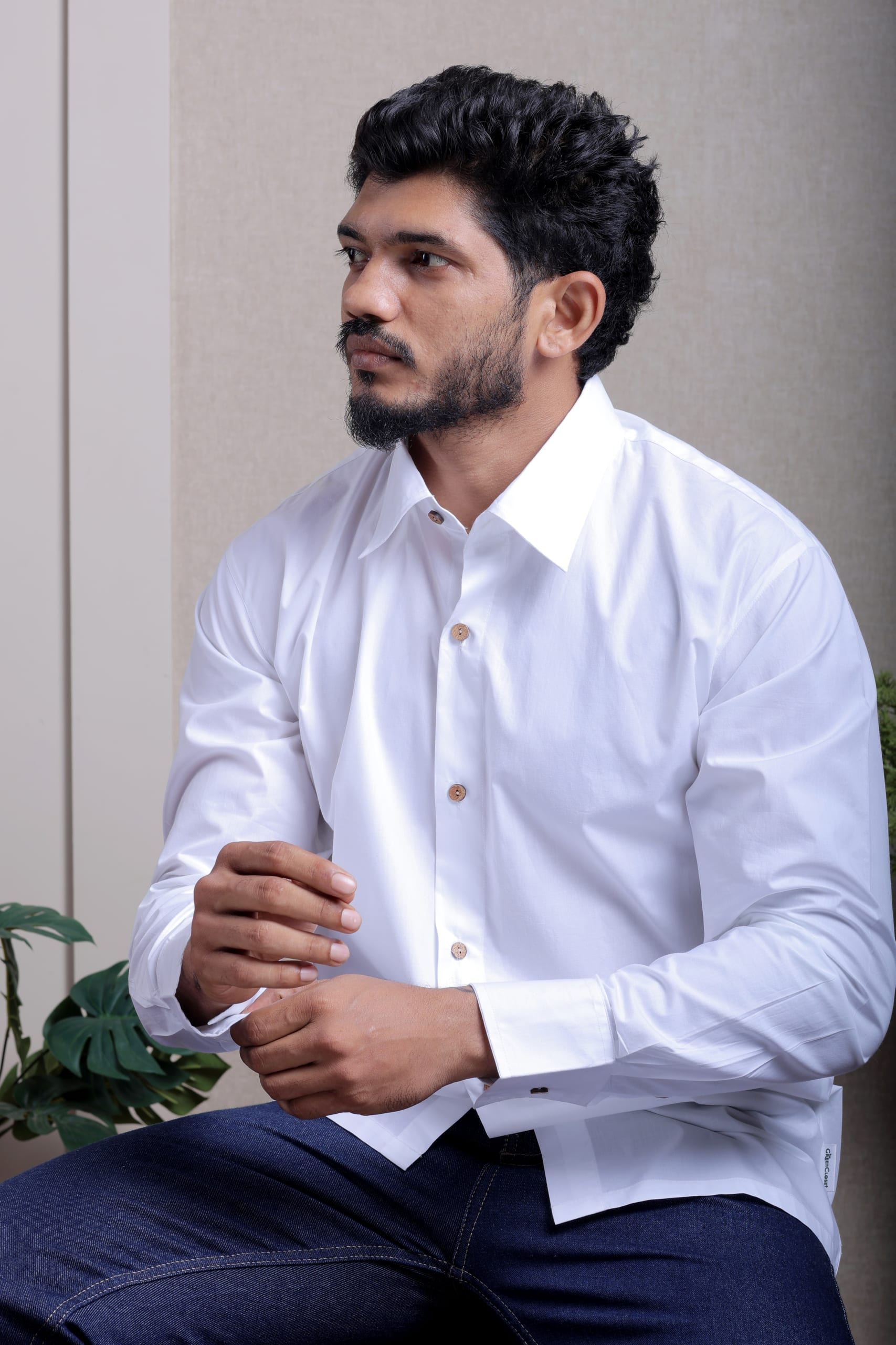 BotaniCotton Crisp White Poplin Shirt - Image 9