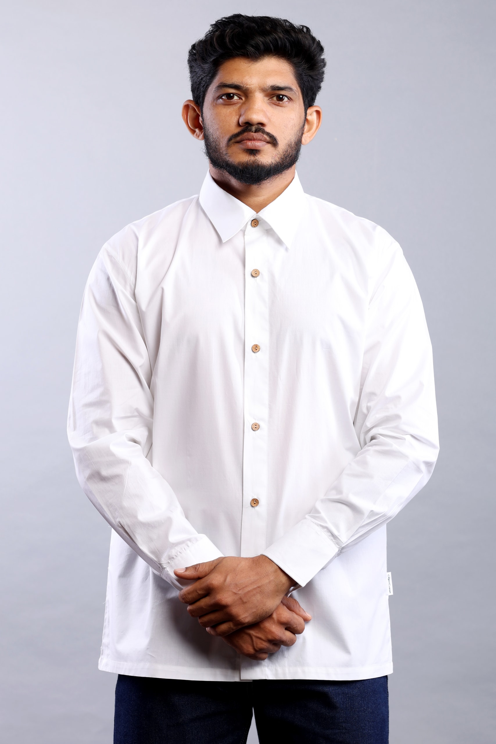 BotaniCotton Crisp White Poplin Shirt - Image 6
