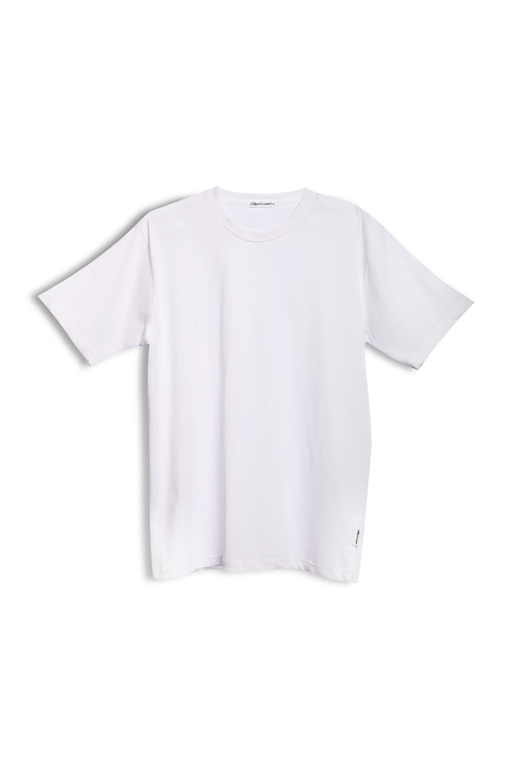 BreatheTee Premium White Round Neck T-Shirt - Image 2