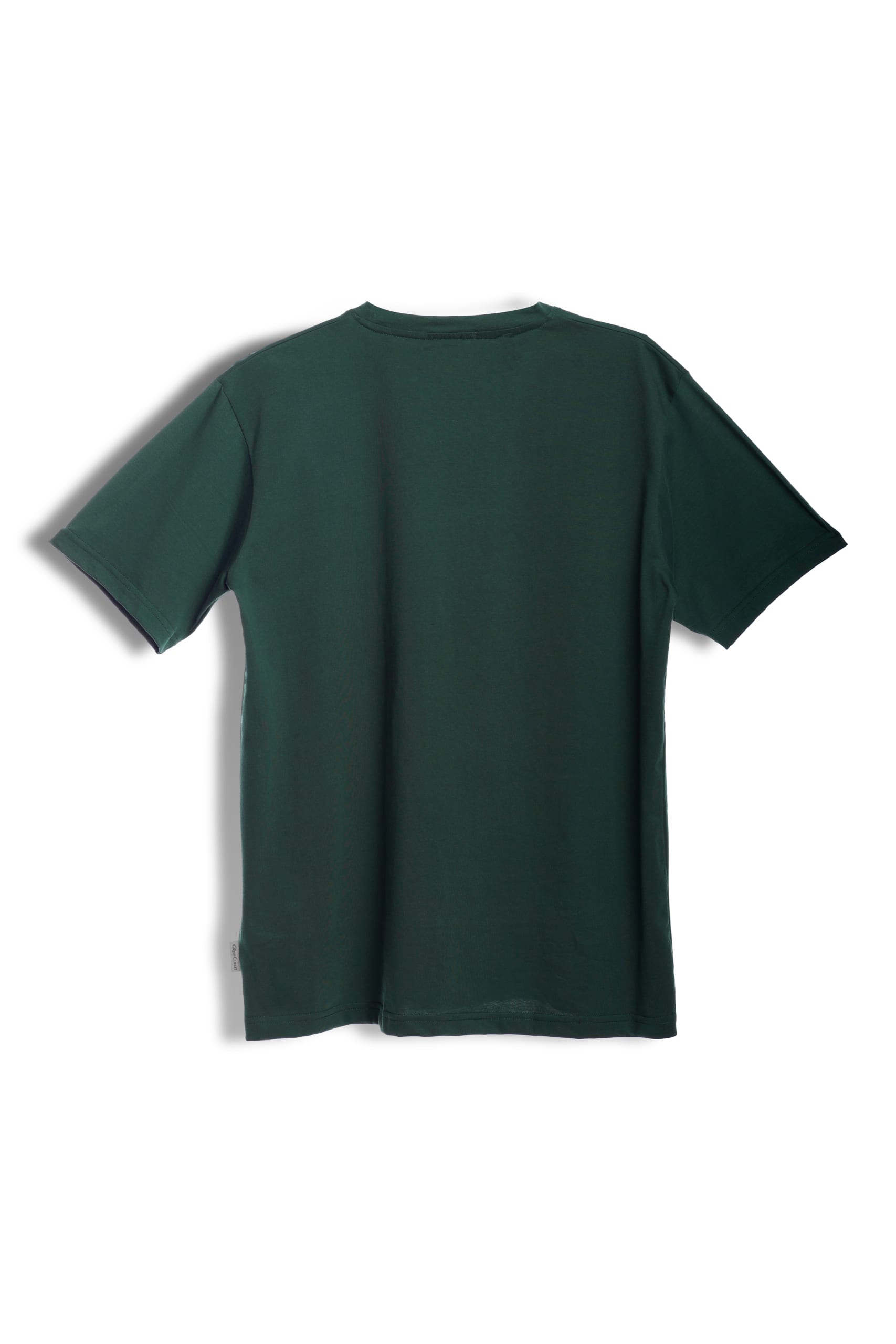 BreatheTee Premium Forest Green Round Neck T-Shirt - Image 3
