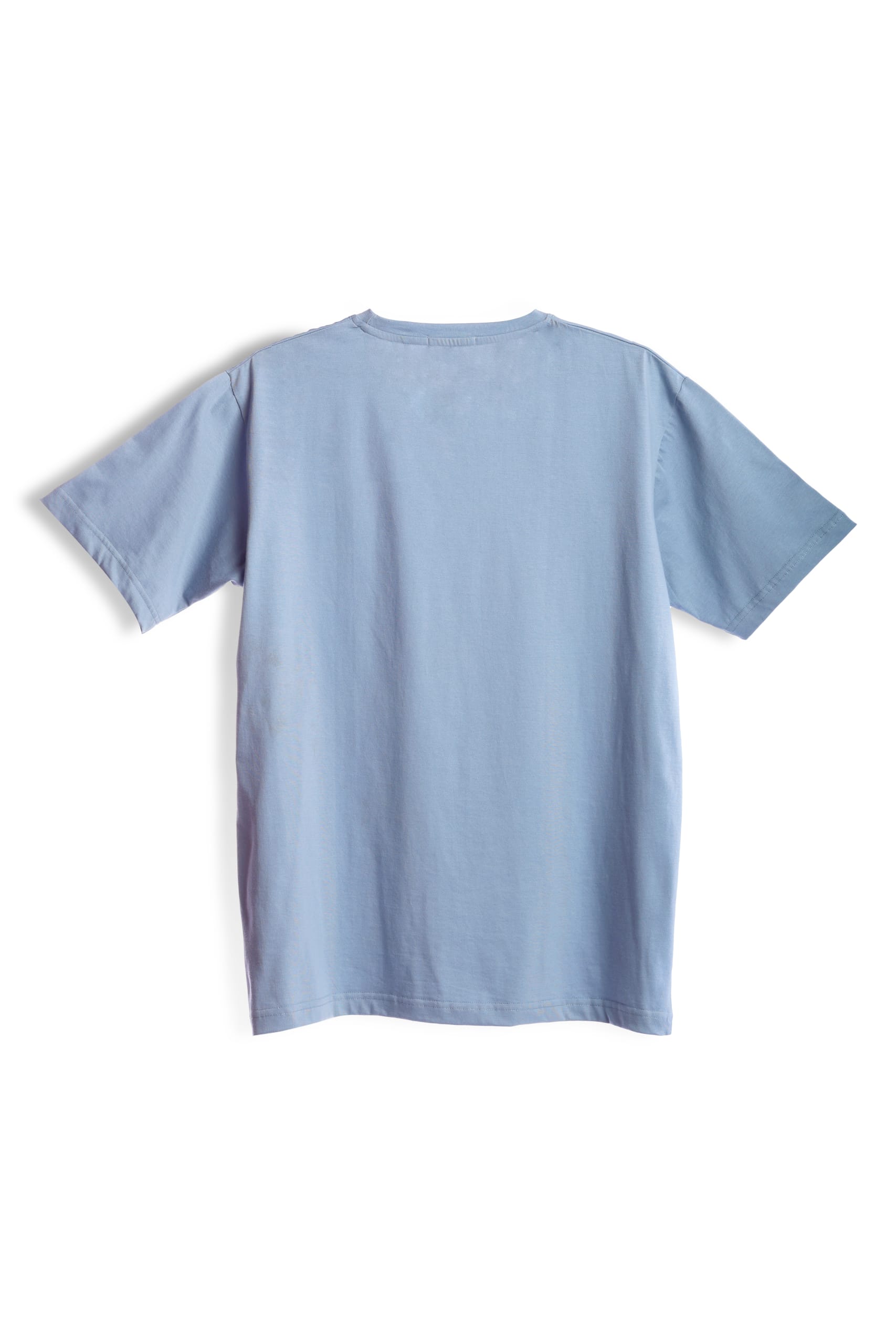 BreatheTee Premium Sky Blue Round Neck T-Shirt - Image 3