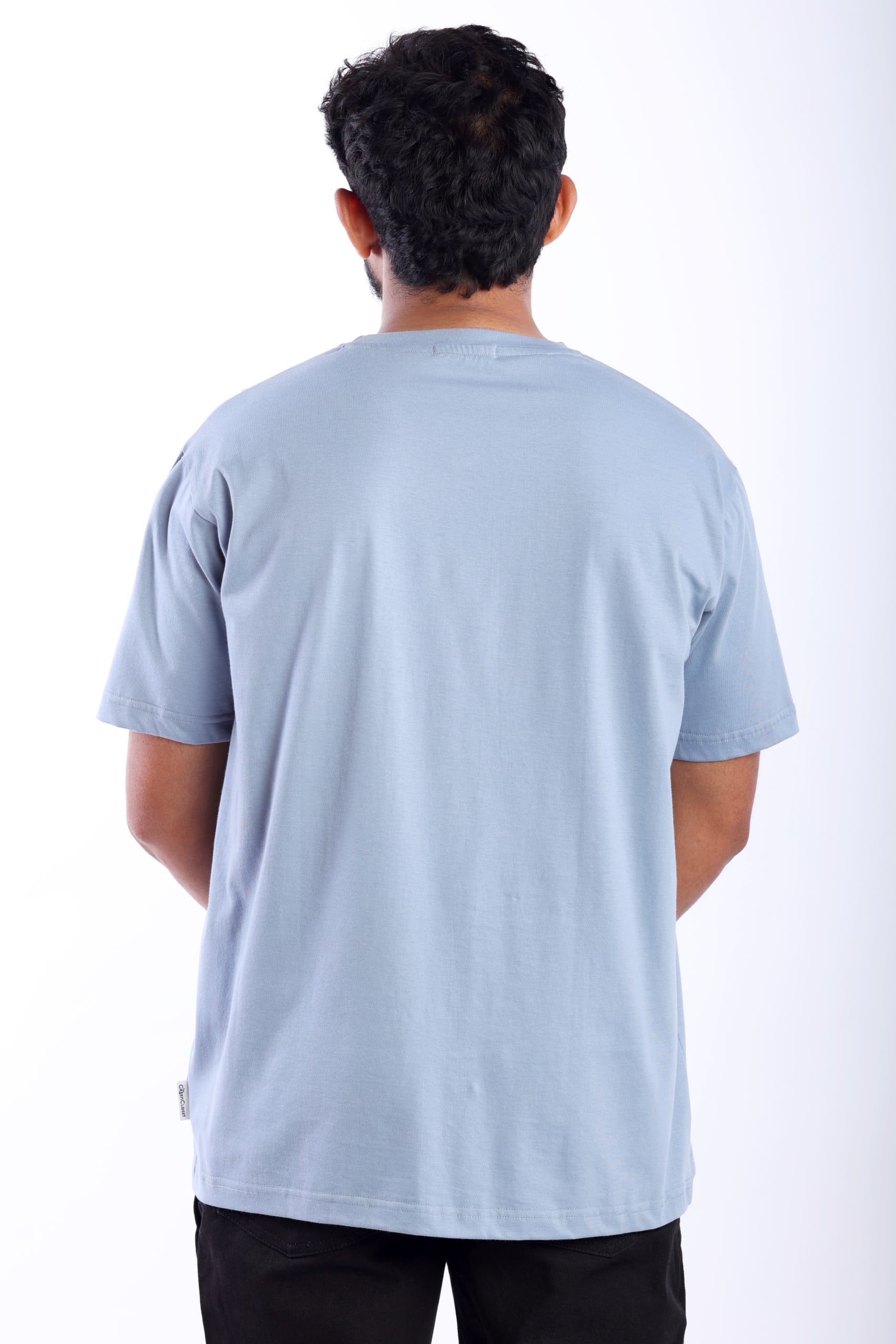 BreatheTee Premium Sky Blue Round Neck T-Shirt - Image 7
