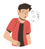 Coughing or wheezing icon