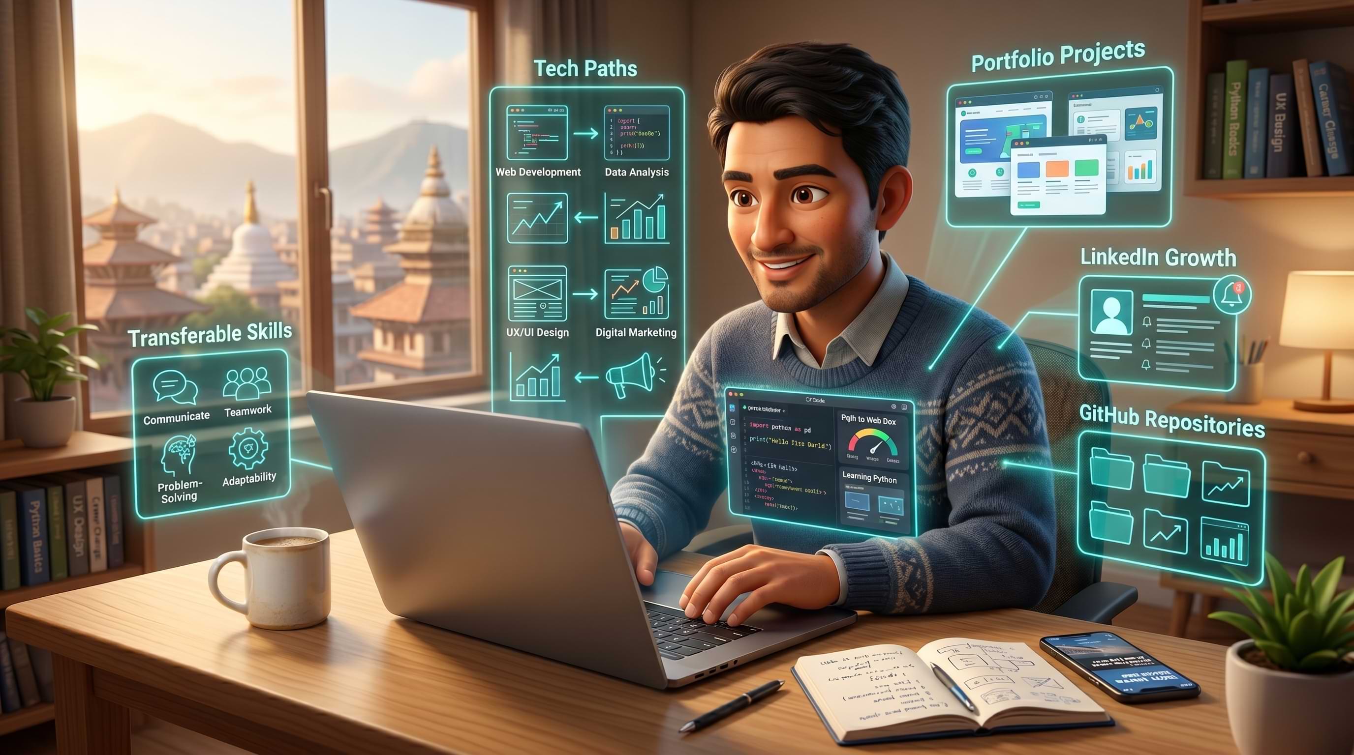 How to Transition from Non-Tech to Tech Career in Nepal