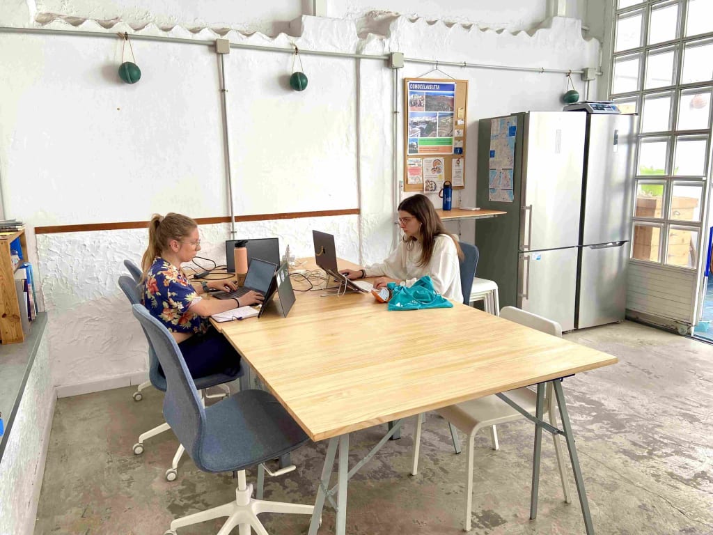 Digital Nomads working in EcoIsleta Coliving