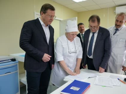 Современная школа, новый ФАП и ремонт ДК: Губернатор Дмитрий Азаров проинспектировал качество работ на соцобъектах Шигонского района
