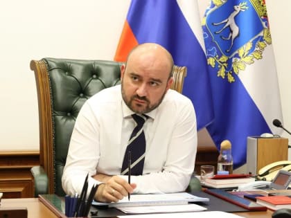 Встреча губернатора Самарской области с главой Богатовского района