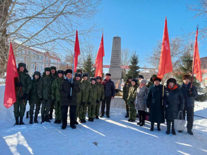 День рождения Красной Армии в Борском