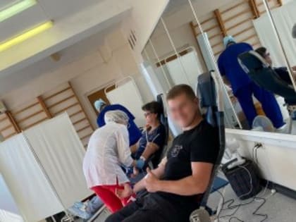 Тольяттинские росгвардейцы стали донорами