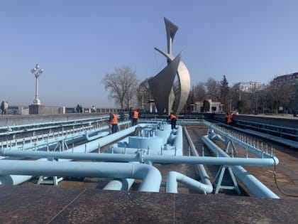 Месячник по благоустройству: в Самаре идет подготовка  фонтанов к тестовому пуску и дальнейшей работе  в новом сезоне