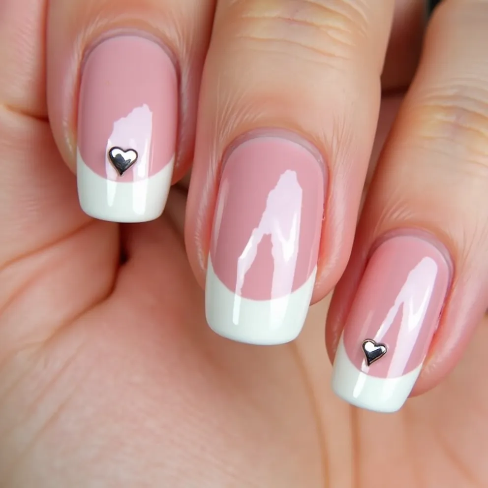 pink valentines nails 2026