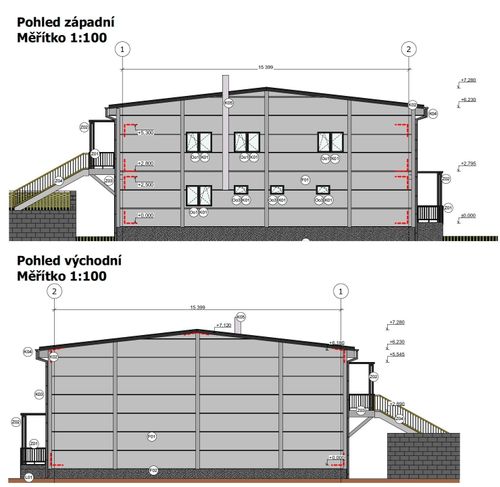 tělocvična Plaňany projektová dokumentace