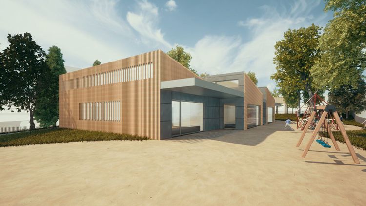 Dětská skupina v srdci obce