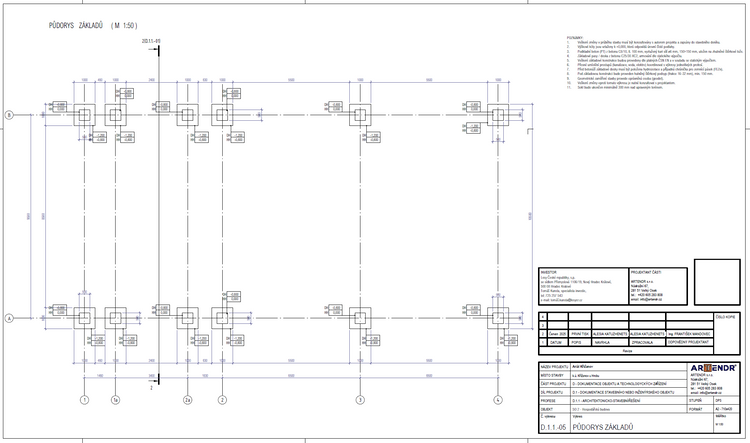 PD pro rekonstrukci staveb a úpravy okolí
