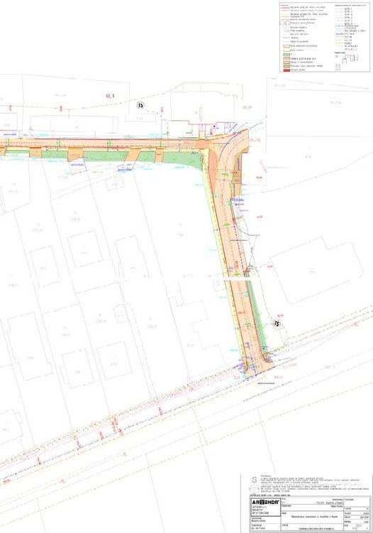 PD pro rekonstrukci komunikací a chodníků