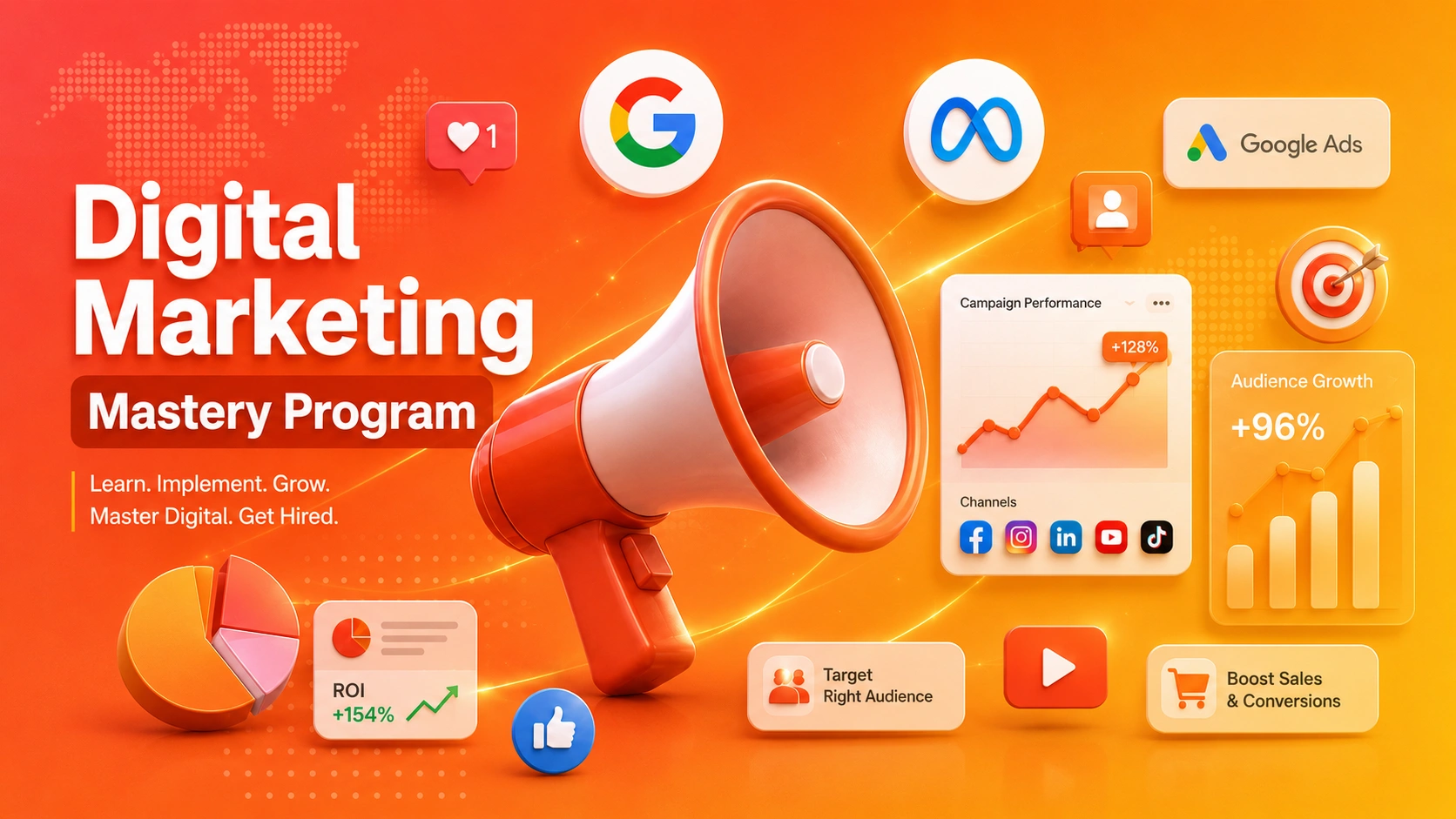 Digital Marketing Mastery Program course cover