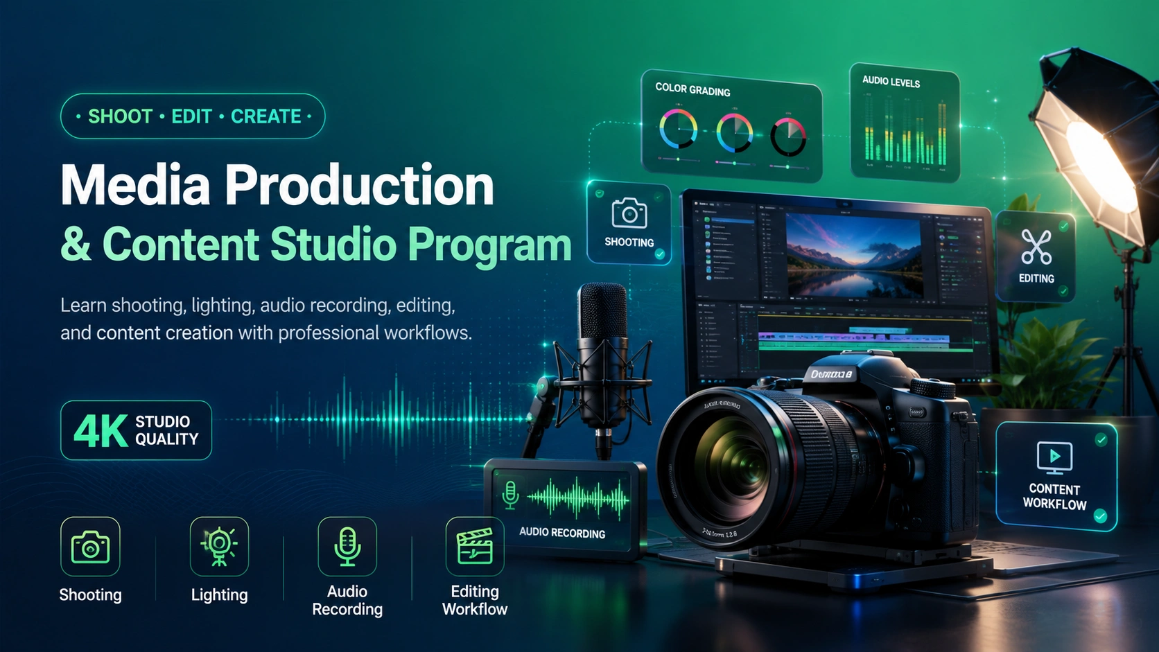 Media Production & Content Studio Program course cover