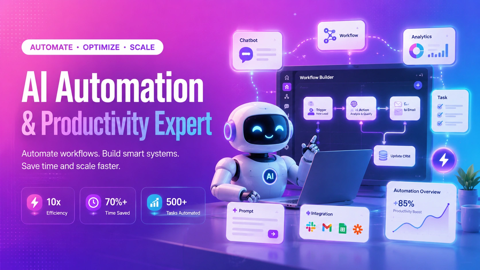 AI Automation & Productivity Expert course cover
