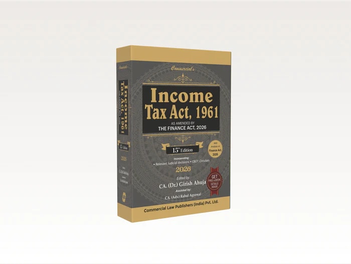 Commercial's Income Tax Act, 1961 As Amended by Finance Act, 2026