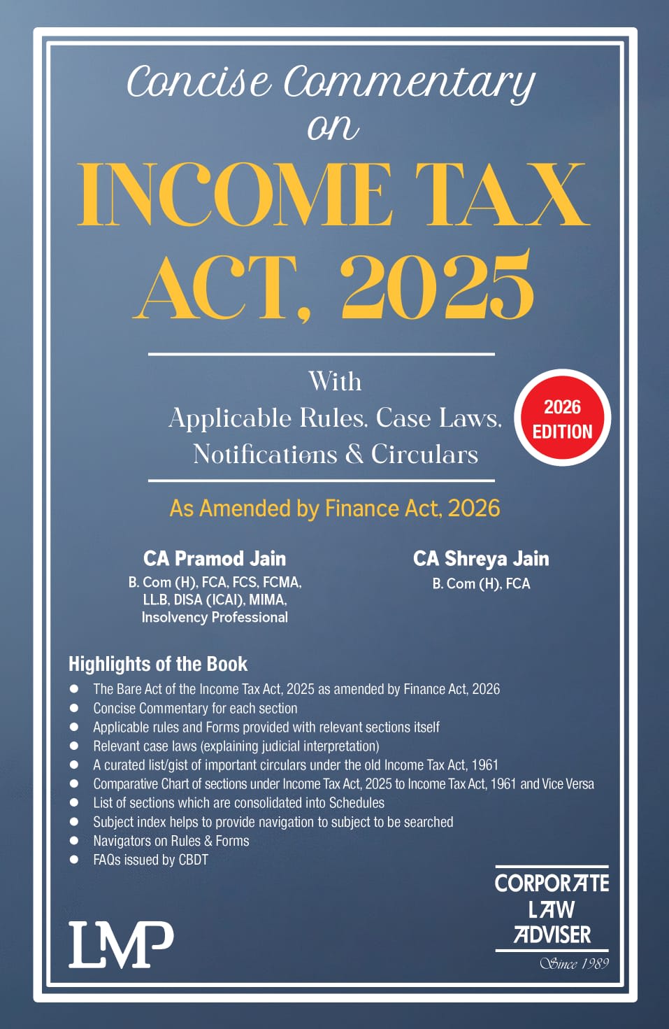 Concise Commentary INCOME TAX, 2025