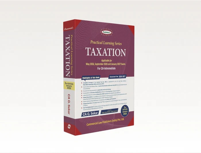 Padhuka's Practical Learning Series — Taxation including MCQ's (CA Inter)