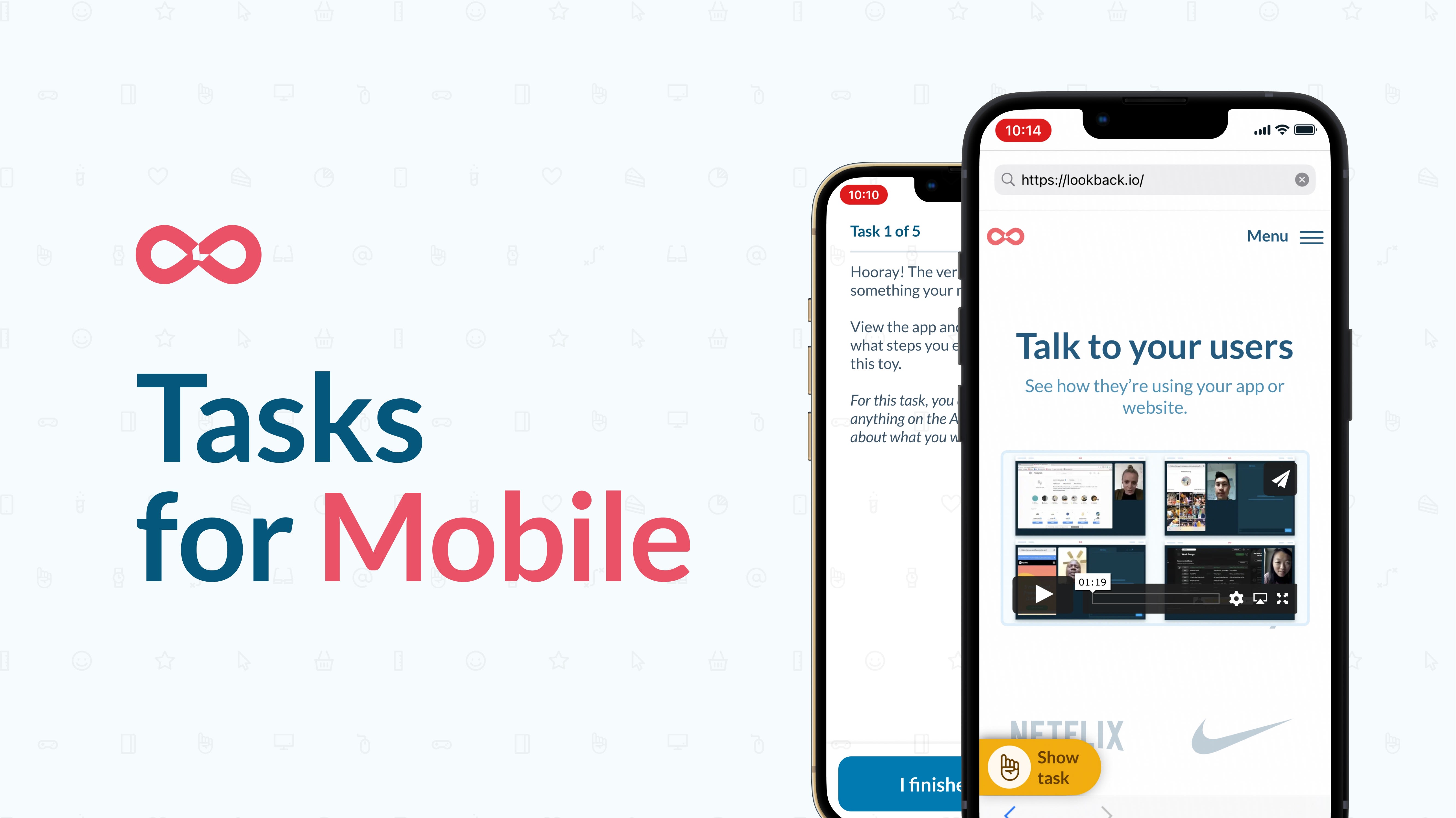 Lookback Mobile Tasks