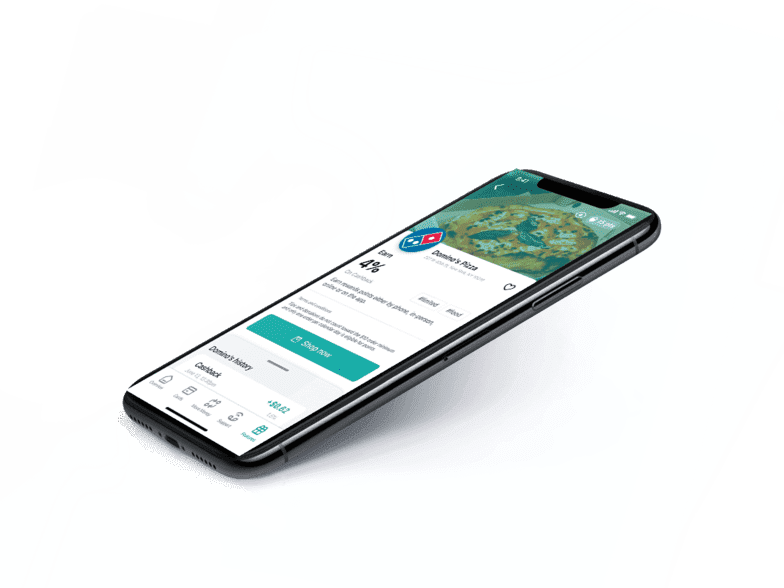A phone showing the details of a single reward