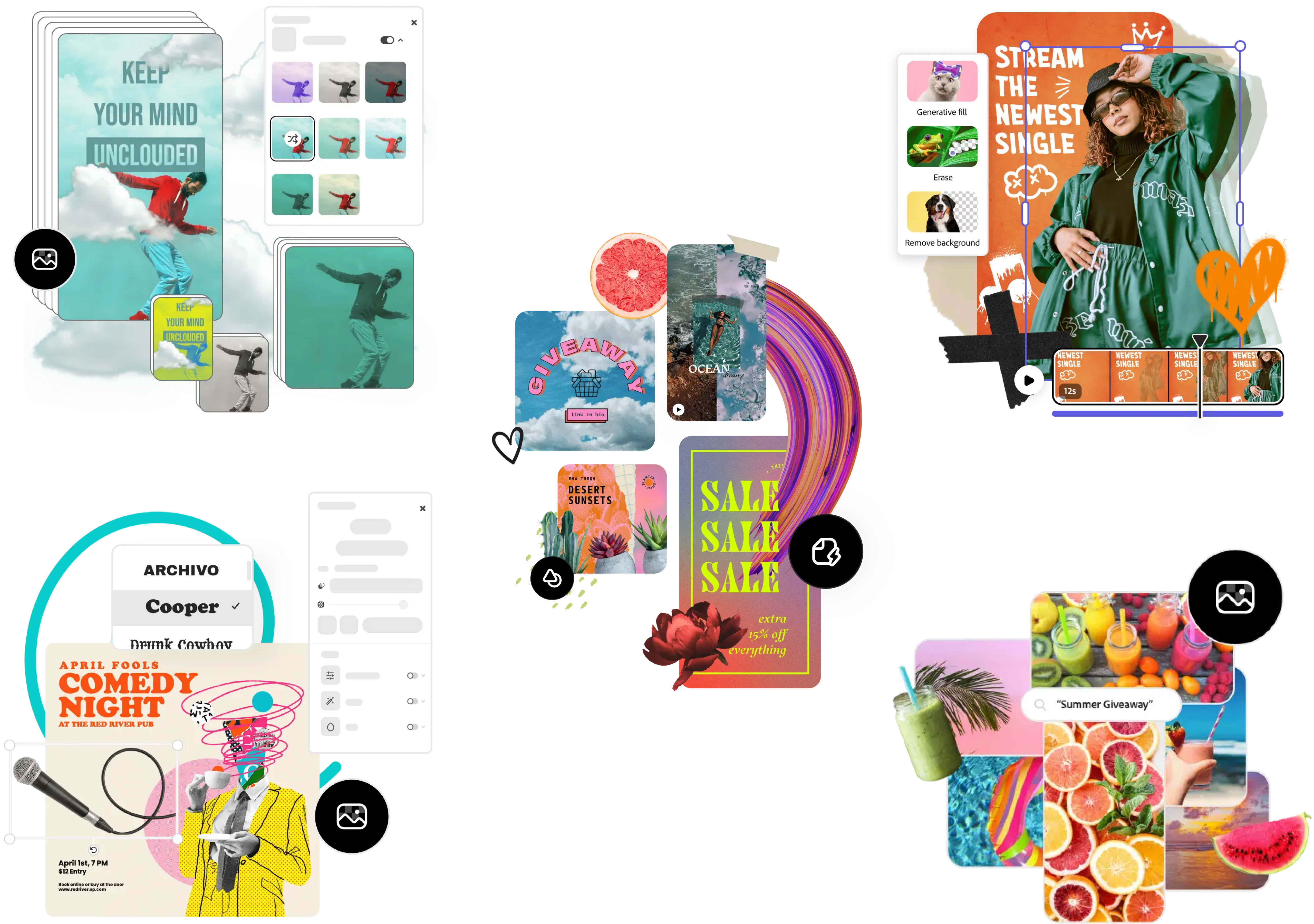 Adobe Express Photo editing