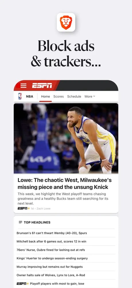 Brave Browser - Watch videos offline