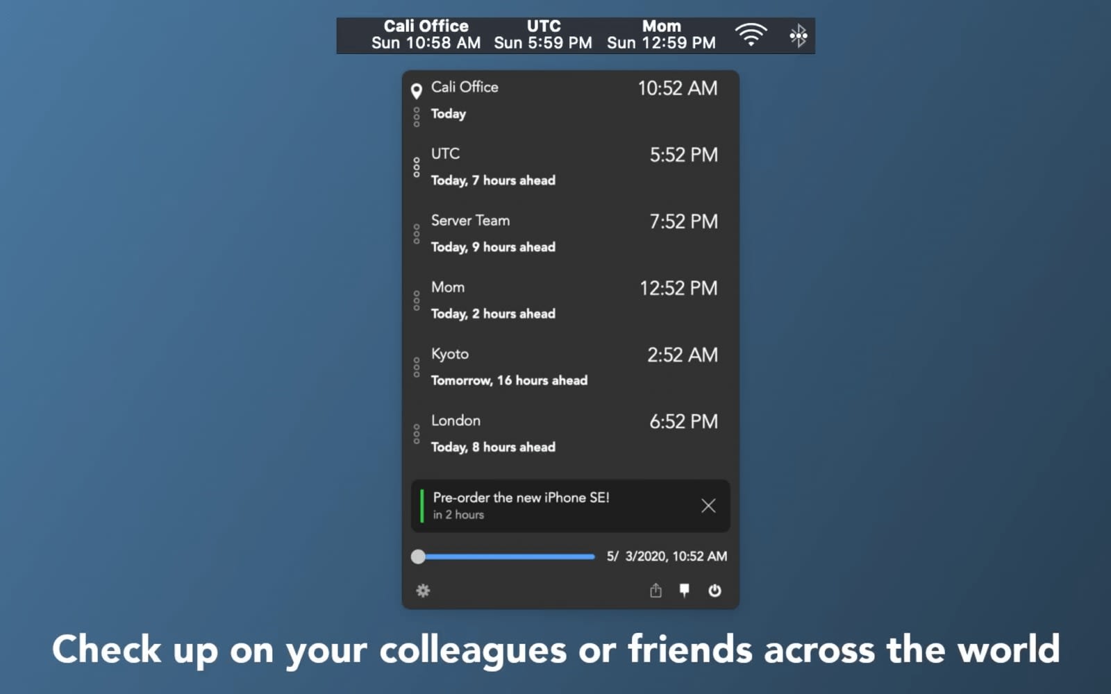 clocker for macOS
