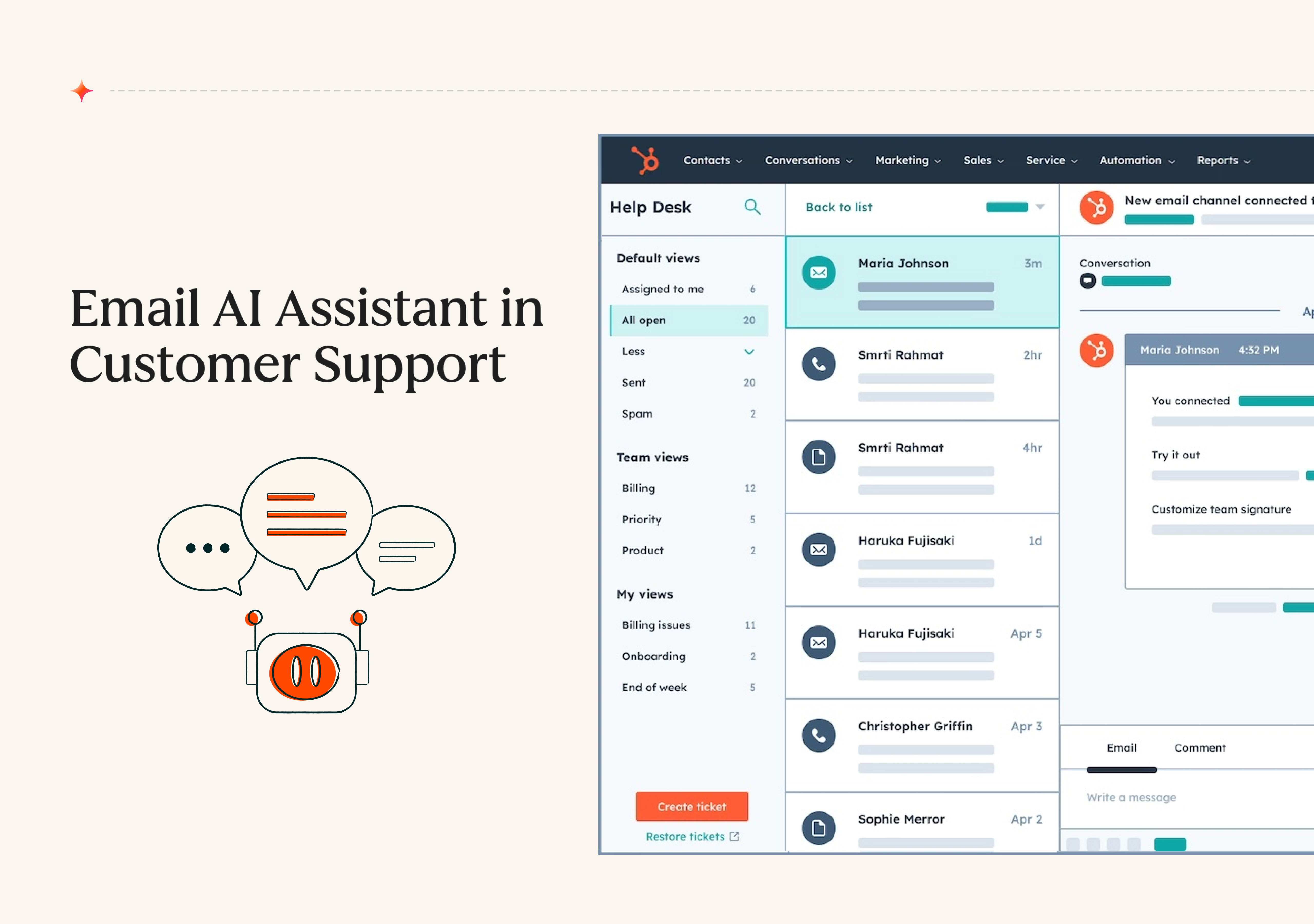 Email AI Assistant in Customer Support