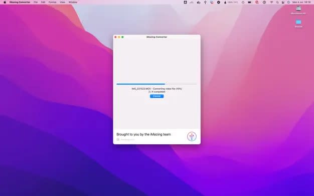 iMazing HEIC Converter interface
