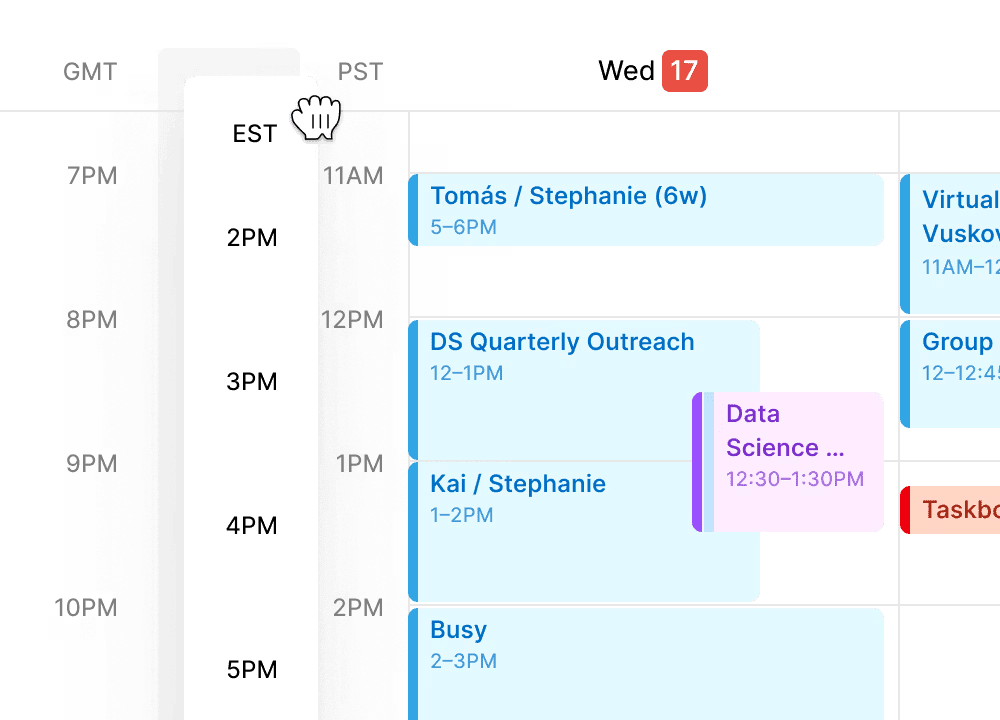 Notion Calendar views