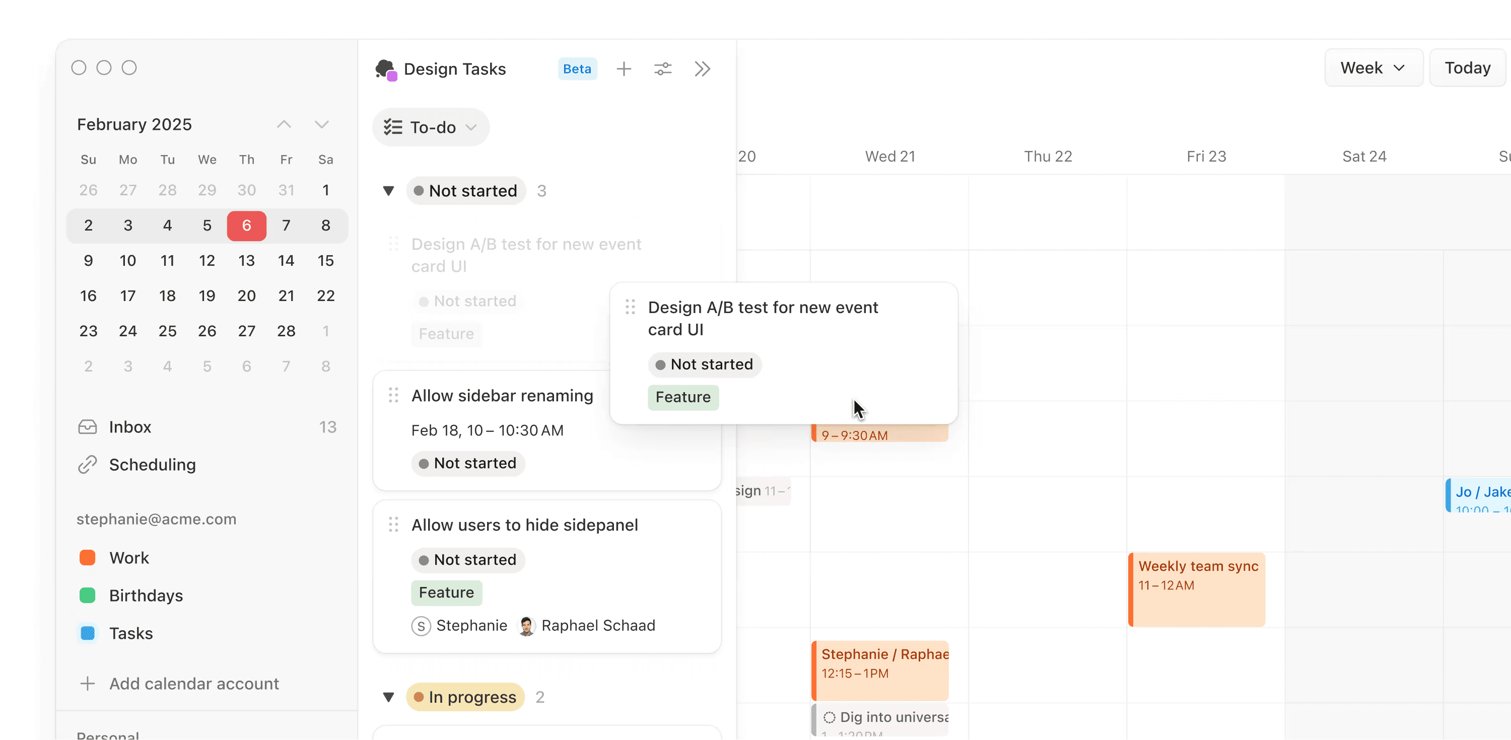 Notion Calendar integration
