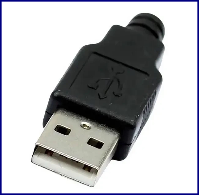 Разъем USB тип A I-Taki с 4 контактами и 24-каратным золотым покрытием для надежного подключения устройств