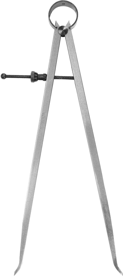 Кронциркуль YATO для внутрішніх вимірювань 250 мм з гвинтовим фіксатором і пружиною з вуглецевої сталі