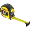 Рулетка STANLEY CONTROL-LOCK 3м х 19мм з подвійною шкалою та міцним корпусом для професійних вимірювань