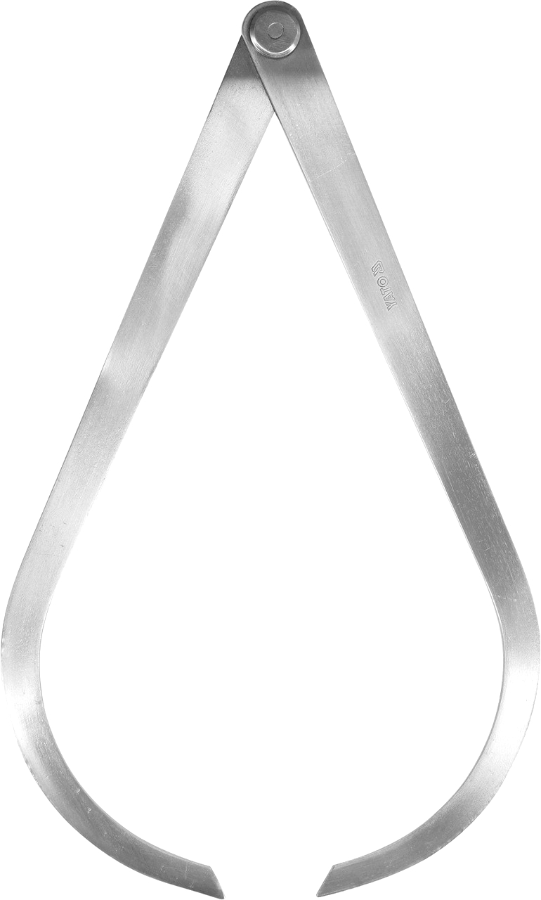 Кронциркуль 300 мм для зовнішніх вимірювань з гвинтовим фіксатором YATO, вуглецева сталь, слюсарні та столярні роботи