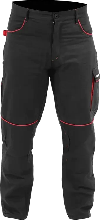 Робочі штани COMFY утеплені чорні з бавовни з 7 кишенями, розмір S-XXL, для чоловіків і жінок