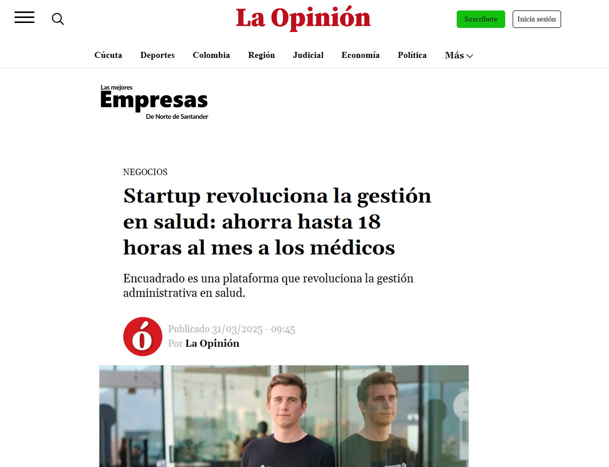 Startup revoluciona la gestión en salud: ahorra hasta 18 horas al mes a los médicos